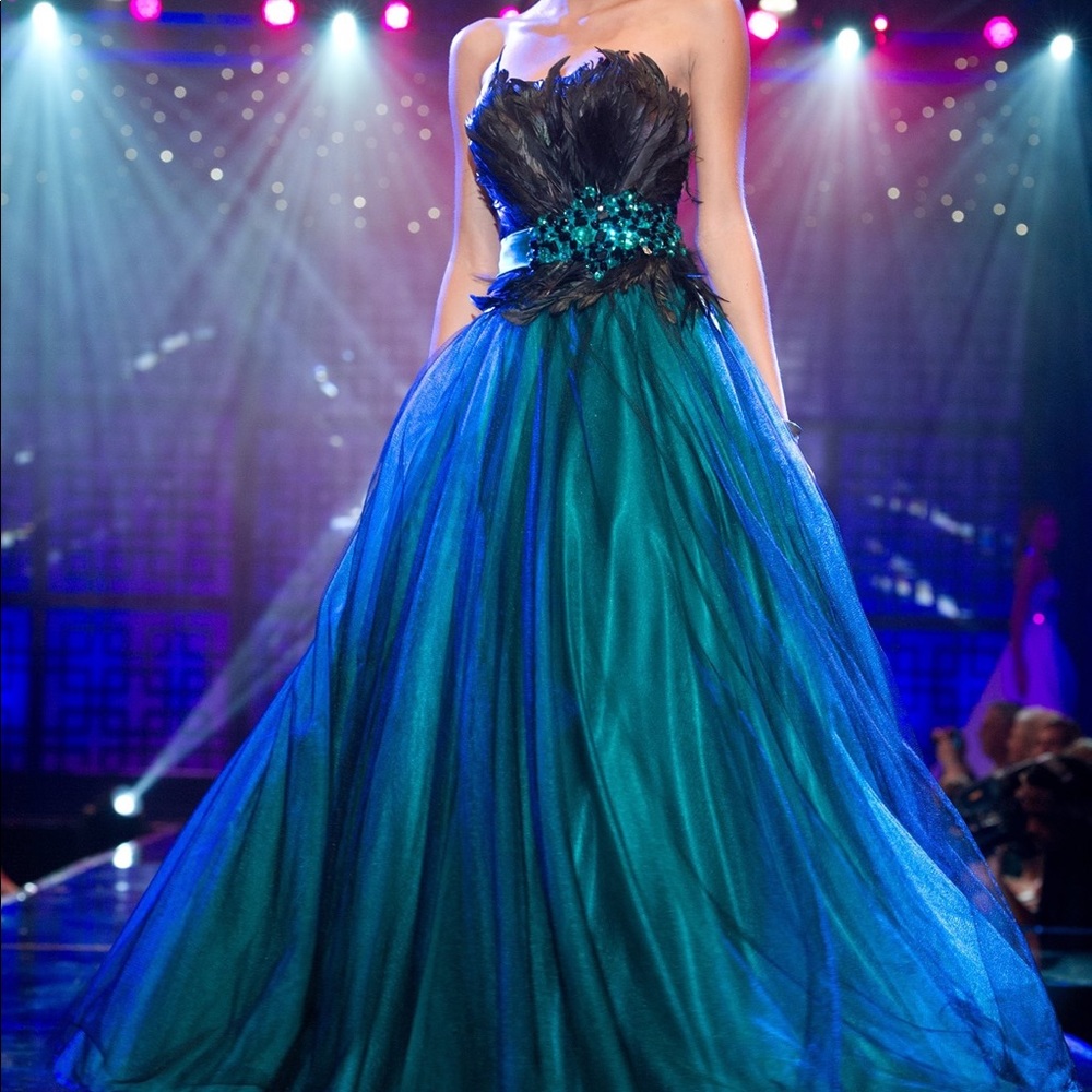 Emerald Green gown